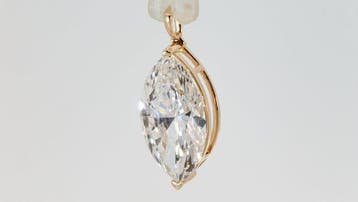 Zonder minimumprijs - Hanger - 14 karaat Geel goud - 5.04ct.