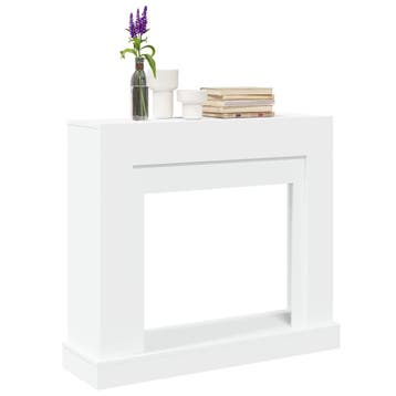 vidaXL Haardombouw 100x30x87,5 cm bewerkt hout wit, Huis en Inrichting, Kachels, Verzenden, Nieuw