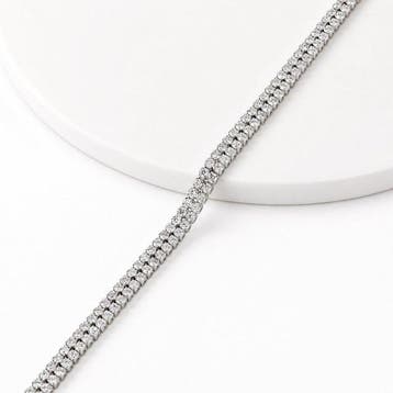 Tennis armband - 14 karaat Witgoud - 2.61ct. tw. Diamant