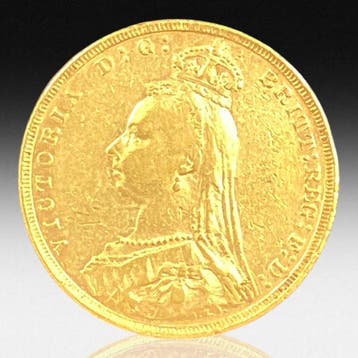 Verenigd Koninkrijk. 1 Sovereign - Victoria (2nd portrait)