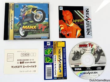 Sega Saturn - Manx TT - Super Bike + Spine & Reg. Card - Jap, Verzenden, Gebruikt