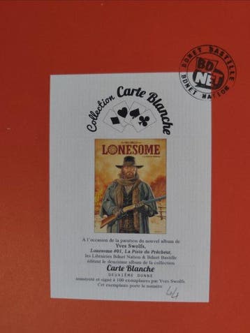 Lonesome T1 + timbre de la Nation + carte - C - 1 Album -