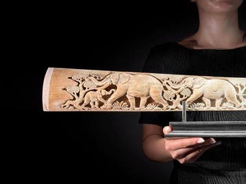 GEEN RESERVEPRIJS - Prachtige grote handgesneden