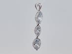 Zonder minimumprijs - Hanger - 14 karaat Witgoud - 2.75ct.