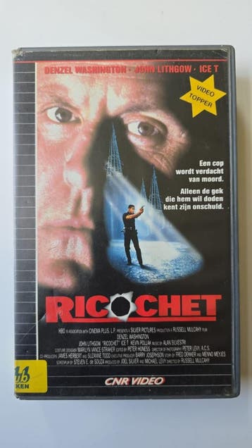 RICOCHET (EX RENTAL) (VHS), Cd's en Dvd's, VHS | Film, Gebruikt
