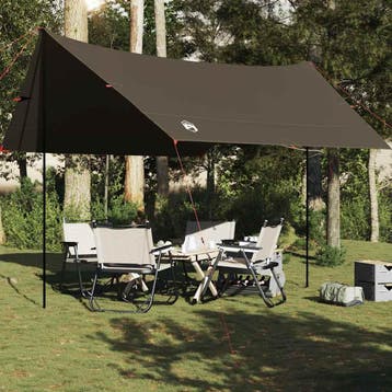 vidaXL Kampeerluifel waterdicht 462x306x211 cm bruin, Verzenden