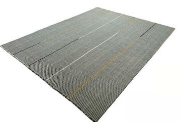 Kilim de designer tissé à la main - Neuf - Kelim - 368 cm -, Maison & Meubles