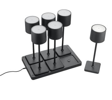 Trio FERNANDEZ tafellamp | LED | mat zwart | 42,6 x 26 cm |, Verzenden, Nieuw