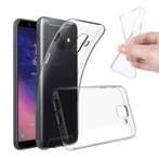 Samsung Galaxy A6 2018 Transparant Clear Case Cover Silicone, Télécoms, Verzenden