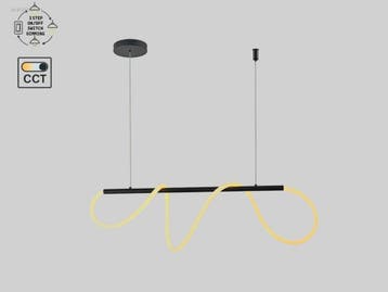 Edera Design Hanglamp Zand Zwart 110cm 40W LED...