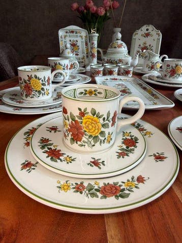 Villeroy & Boch - Koffieservies voor 6 - Porselein -, Antiek en Kunst