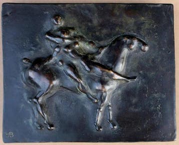 Fons Bemelmans (1938) - Ruiters te paard