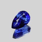 1 pcs Blauw Saffier - 2.54 ct - Gemological Institute of