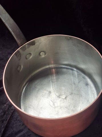 falk - Steelpan - Koper, Tin, Metaal - koperen geëmailleerde, Antiek en Kunst