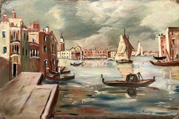 Tosca Tillony (1902-?) - Venezia: La Giudecca