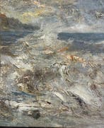 Giorgio Belloni (1861-1944) - Mareggiata