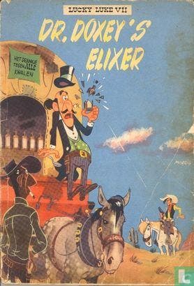 Lucky Luke - Dr. Doxeys elixer - 1955, Boeken, Eén stripboek, Verzenden, Gelezen, De Bevere, Maurice.