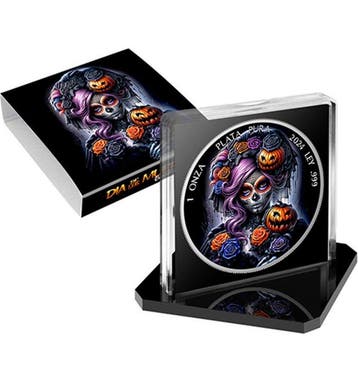 Mexico. 1 Onza 2024 BLACK HALLOWEEN , 1 Oz (.999)