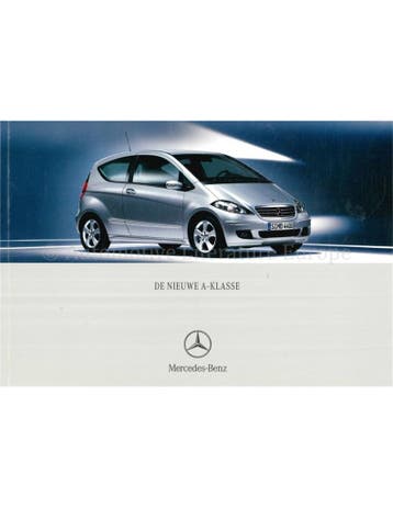 2004 MERCEDES BENZ A KLASSE BROCHURE NEDERLANDS, Nieuw