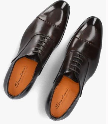 Santoni - Veterschoenen - Maat: EU 40.5