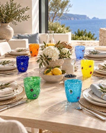 Drinkservies (6) - Glas - 6 glazen Murano