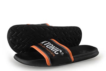 Gin Tonic Slippers in maat 45 Zwart, Kleding | Heren, Slippers, Verzenden, Zwart, Gedragen