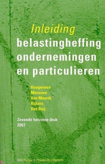 Inleiding belastingheffing ondernemingen en particulieren, Verzenden