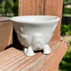 Bol de libation/tasse de libation - Fleur en porcelaine, Antiquités & Art