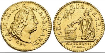 Duitsland, Hessen Kassel. Karl, 1670-1730, bis 1677 unter