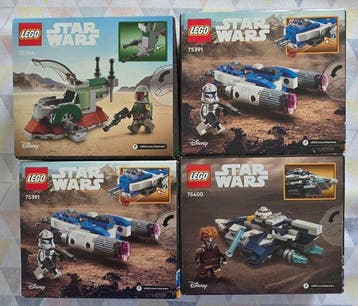Lego Set - Star Wars - LEGO Star Wars Microfighters Lot - 4, Nieuw