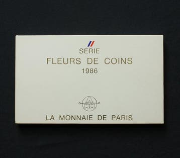 Frankrijk. Year Set (FDC) 1986 (12 monnaies) dont 2 x 100