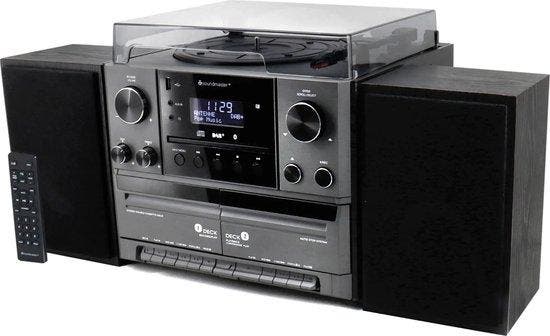 Soundmaster  muziekcenter met platenspeler, bluetooth, CD..., Audio, Tv en Foto, Cd-spelers, Nieuw, Verzenden