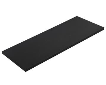 Wastafelblad Angela 140 x 48 x 3,5 cm - Zwart Houtnerf, Verzenden, Nieuw