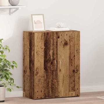 vidaXL Kantoorkast Oud hout 70 x 32 x 77.5 cm Bewerkt hout, Huis en Inrichting, Kasten | Overige, Verzenden, Nieuw