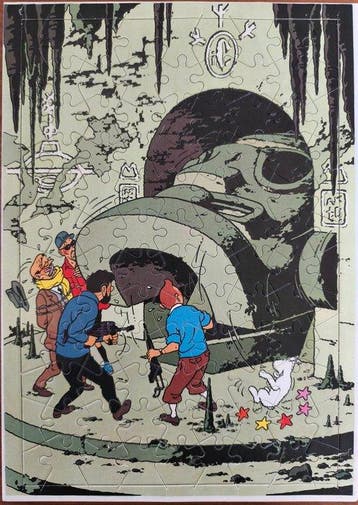 Tintin - Puzzle du chèque Tintin - Vol 714 pour Sydney - 1, Livres