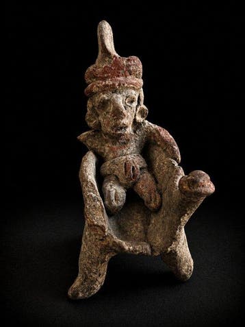 Nayarit-cultuur 2e tot 6e eeuw na Chr. Terracotta Figuur -