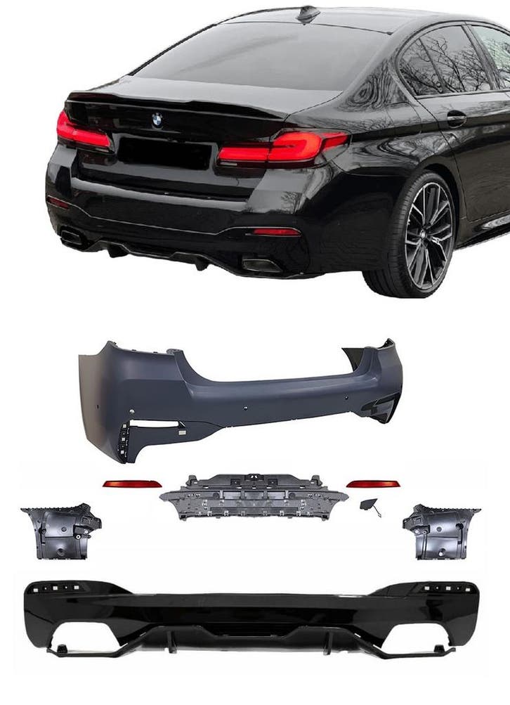 Achterbumper | geschikt voor BMW | 5-Serie 2016-2020 | G30 P, Autos : Pièces & Accessoires, Carrosserie & Tôlerie, Envoi