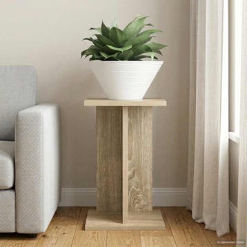 vidaXL Plantenstand Sonoma Eiken 25 x 25,5 x 40,5 cm Bewerkt, Verzenden