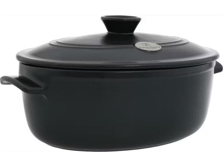 2dekans | Emile Henry Flame Kookpan - Ovaal - 33,5 x 26,5 cm, Maison & Meubles, Cuisine | Casseroles & Poêles, Enlèvement ou Envoi