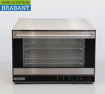 Four à convection Euromax Linea Nero Turbo 10904N en acier, Verzenden