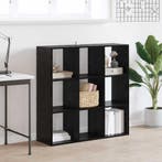 vidaXL Boekenkast Zwart eiken 102 x 32 x 102 cm, Huis en Inrichting, Kasten | Boekenkasten, Verzenden, Nieuw