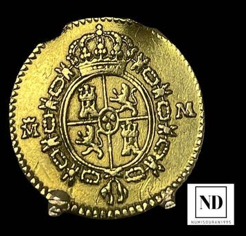 Espagne. Charles III. 1/2 Escudo 1788 - Madrid M