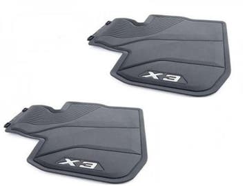Rubber Matten BMW X3 G01 Achterzijde OE B9518, Nieuw