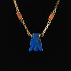 Oude Egypte, Ptolemeïsch Ketting en oorbellen met lapis