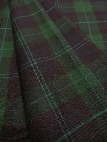 B497 - 490 x 150 cm - Tartan scozzese in 100% Pura lana