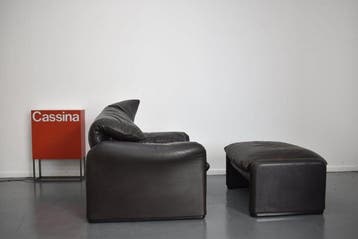 Cassina - Vico Magistretti - Fauteuil (2) - Maralunga -