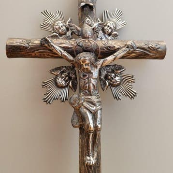 Crucifix - Zilver - 1850-1900