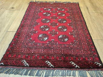 Tapis oriental afghan Mauri fin avec des motifs classiques, Maison & Meubles