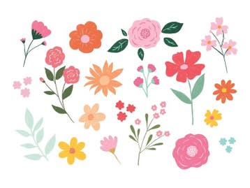 Tattoos Bloemen Mix 19st, Verzenden, Nieuw