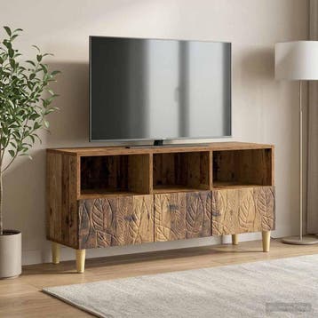 vidaXL TV Kast 102 x 34,5 x 50 cm Oud hout Bewerkt hout, Verzenden, Nieuw